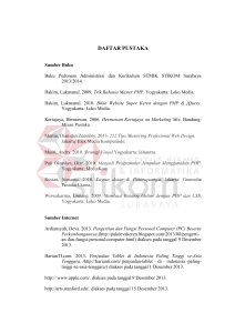 daftar pustaka - STIKOM Surabaya