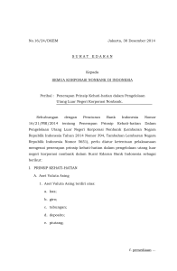 Surat Edaran Bank Indonesia Nomor 16/24/DKEM