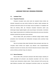 7 BAB 2 LANDASAN TEORI DAN KERANGKA PEMIKIRAN