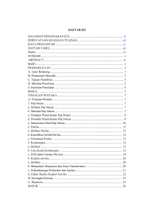 DAFTAR ISI HALAMAN PENGESAHAN KTI