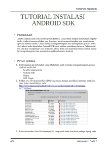 Tutorial Instalasi Android SDK