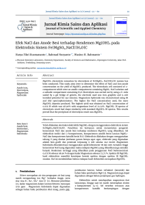 Jurnal Kimia Sains dan Aplikasi - E