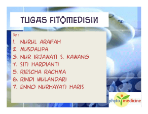 Tugas Fitomedisinpdf - Nur Irjawati (Nuri)
