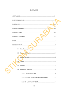 vii DAFTAR ISI ABSTRAKSI........................................................