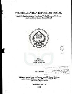 pembebasan dan reformasi sosial - Digital Library UIN Sunan Kalijaga