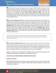 Sistem Informasi Akademik Sekolah