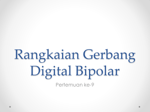 Rangkaian Gerbang Digital Bipolar Pert. 9