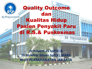 quality of life - Mutu Pelayanan Kesehatan