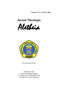 Sekolah Tinggi Theologi Aletheia