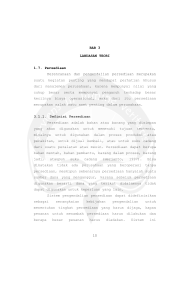 10 BAB 3 LANDASAN TEORI 1.7. Persediaan Perencanaan dan