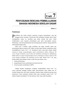 Bahasa Indonesia UNIT 7