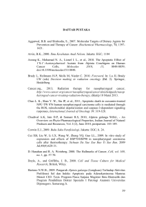 39 DAFTAR PUSTAKA Aggarwal, B.B. and Shishodia, S., 2007