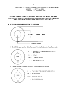 LAMPIRAN II : PERATURAN BADAN PENGAWAS