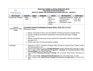 RENCANA PEMBELAJARAN SEMESTER (RPS) PROGRAM STUDI