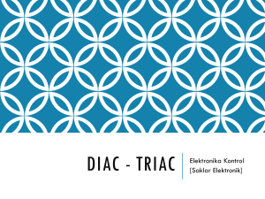 materi DIAC TRIAC