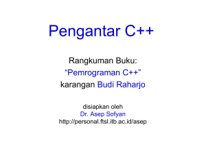 Pengantar C++