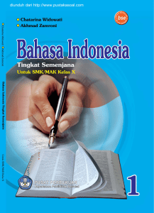 Bahasa Indonesia 1, Tingkat Semenjana, Chatarina