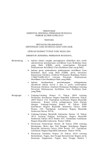 peraturan direktur jenderal perikanan budidaya nomor 65/per