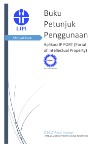 Buku Petunjuk Penggunaan IP PORT