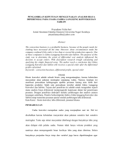 PENGAMBILAN KEPUTUSAN MENGGUNAKAN