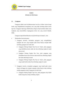 6 BAB II TINJAUAN PUSTAKA 2.1 Gangguan Gangguan adalah