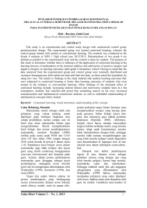 Sains Riset Volume 3 - No. 1, 2013 - E-Jurnal Unigha