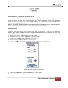 LAYOUT OBYEK MODUL 3