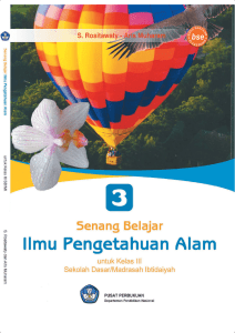 Senang Belajar Ilmu Pengetahuan Alam untuk Kelas III