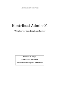 Web Server and Database Server