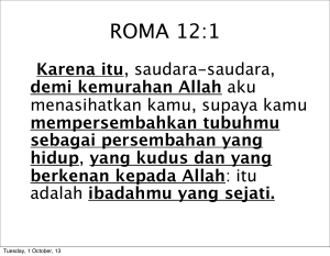 ROMA 12:1