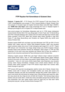 PTPP Rayakan Hari Kemerdekaan di Sulawesi Utara