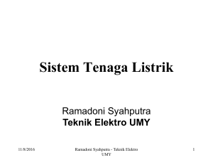 Sistem Tenaga Listrik