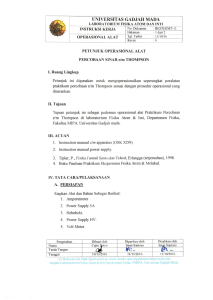 universitas gadjah mada - SILAB - Sistem Informasi Laboratorium