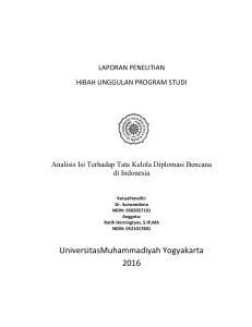 UniversitasMuhammadiyah Yogyakarta 2016