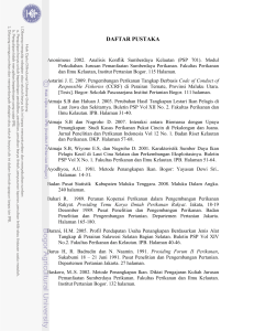 daftar isi - IPB Repository