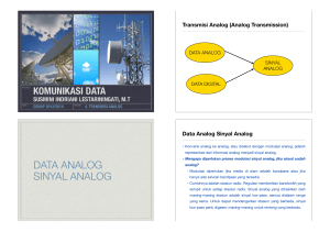 4. Data Analog Sinyal Analog