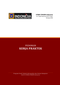 kerja praktek - STIKI Indonesia