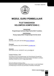 modul guru pembelajar - File Server PPPPTK TK dan PLB Bandung