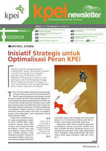 inisiatif strategis untuk Optimalisasi Peran kPei
