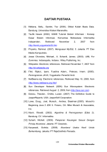 daftar pustaka - Repository Maranatha