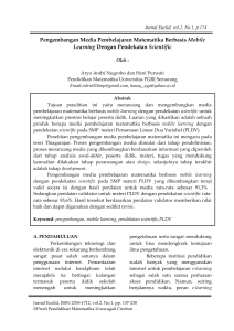 Pengembangan Media Pembelajaran Matematika