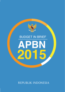 budget in brief - Direktorat Jenderal Anggaran