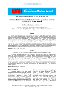 (PMTCT) HIV - Ejournal Universitas Warmadewa