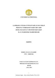 universitas indonesia gambaran tingkat pengetahuan dan sikap