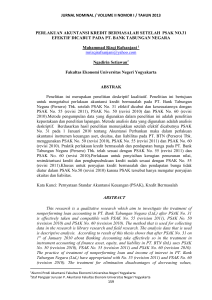 jurnal nominal / volume ii nomor i / tahun 2013