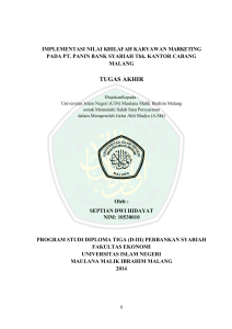 tugas akhir - Etheses of Maulana Malik Ibrahim State Islamic University