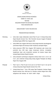 undang-undang republik indonesia nomor 36 tahun 2004 tentang