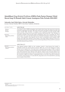 Identifikasi Drug Related Problems (DRPs) Pada