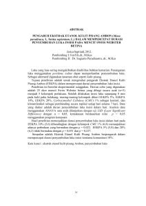 iv ABSTRAK PENGARUH EKSTRAK ETANOL KULIT PISANG AMBON