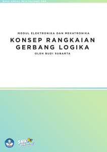 konsep rangkaian gerbang logika